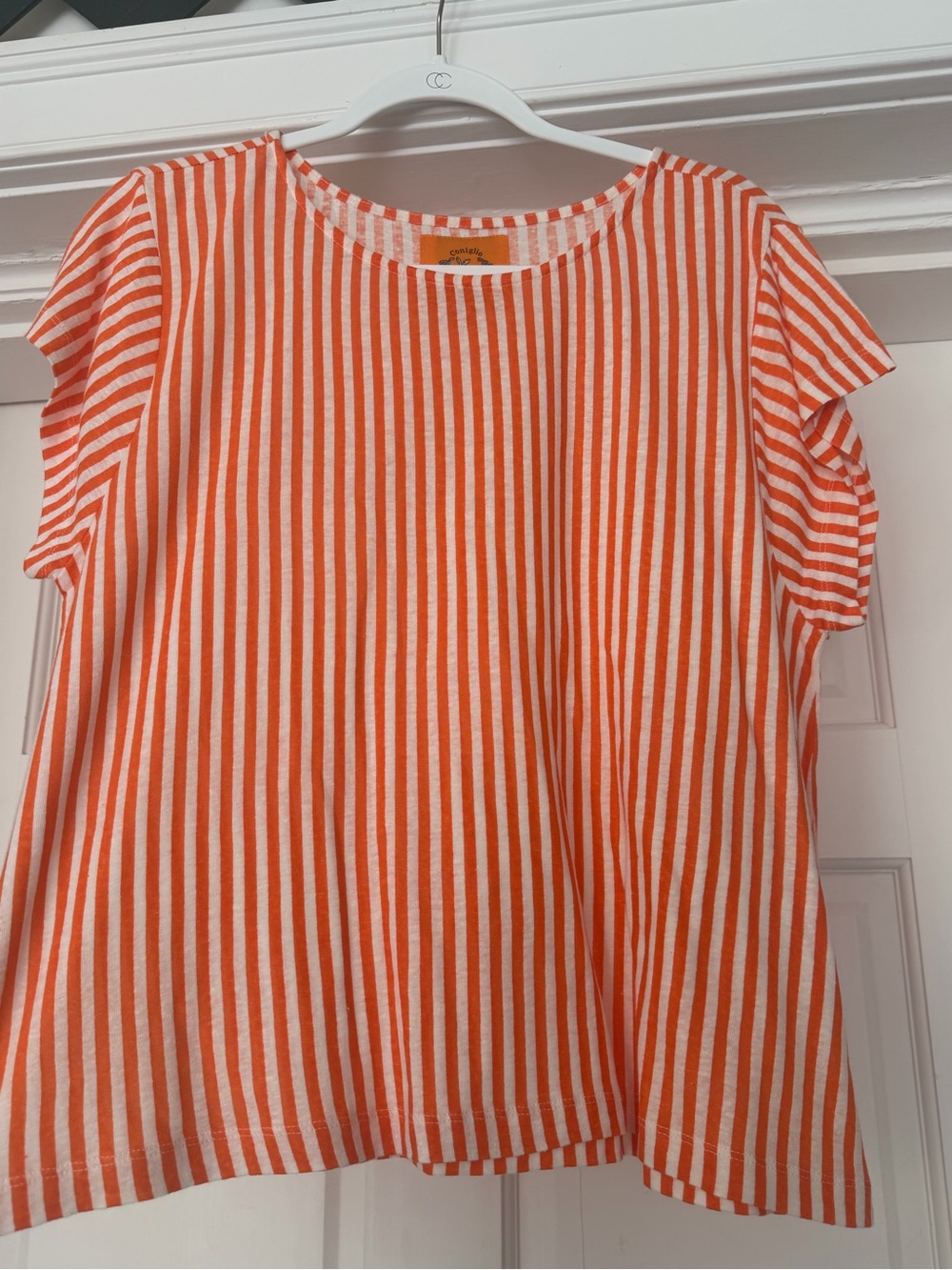 NWOT Coniglio Palm Beach linen top